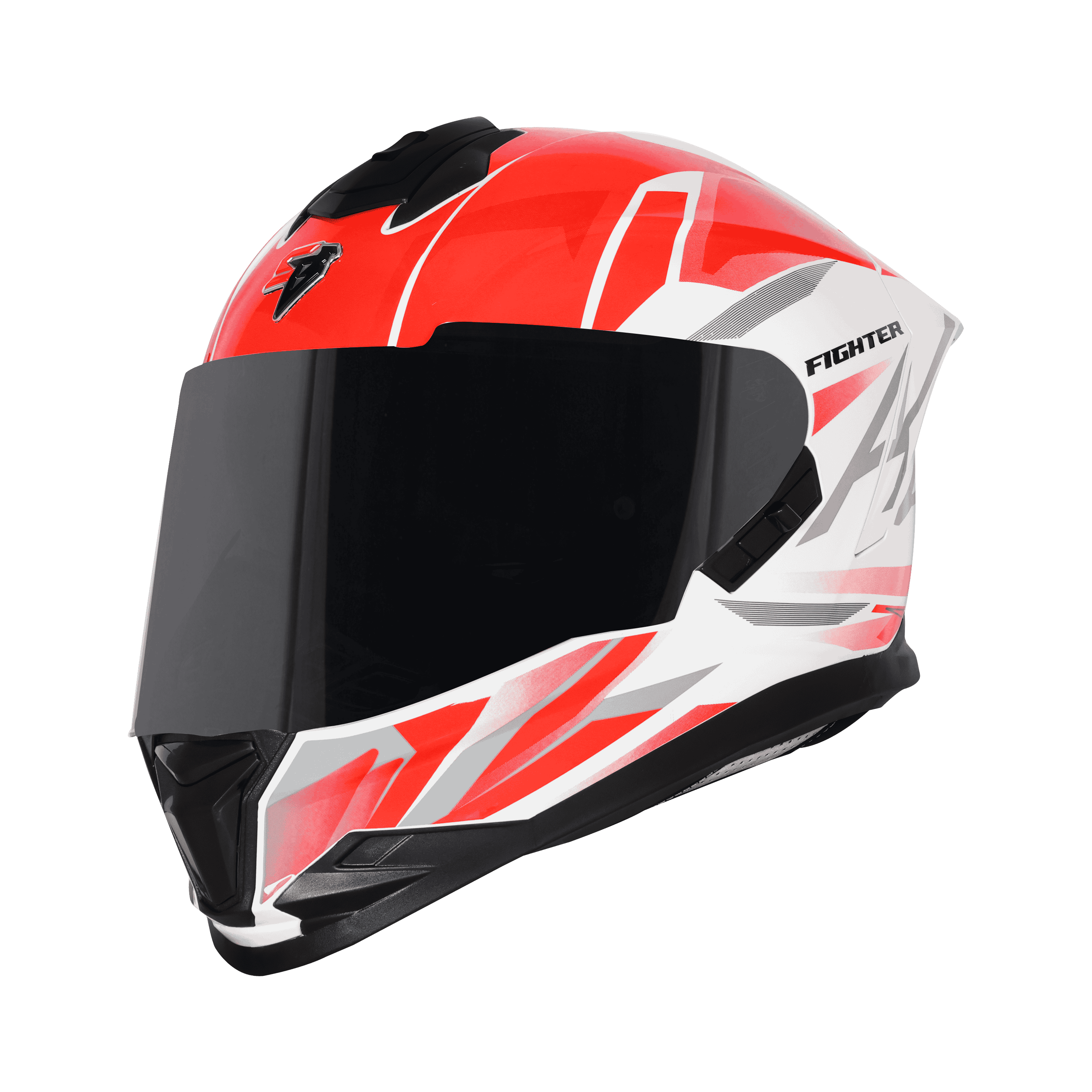SBH-57 ISS FIGHTER F4 GLOSSY WHITE WITH RED